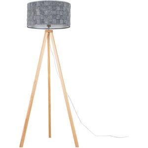 Latitude Run Mejias 149cm Tripod Floor Lamp Light Wood Base 149cm H X 65cm W X 65cm D Latitude Run Mejias 149cm Tripod Floor Lamp Light Wood Base 149cm H X 65cm W X 65cm D