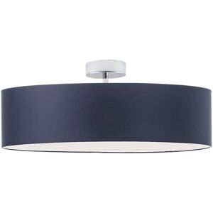 17 Stories Audriona 1-Light Semi Flush Mount Chrome/Navy Blue 30cm H x 50cm W x 50cm D 17 Stories Audriona 1-Light Semi Flush Mount Chrome/Navy Blue 30cm H x 50cm W x 50cm D