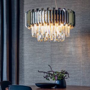 Mercer41 Dillan 6-Light Crystal Chandelier Silver 40cm H X 67cm W X 67cm D Mercer41 Dillan 6-Light Crystal Chandelier Silver 40cm H X 67cm W X 67cm D