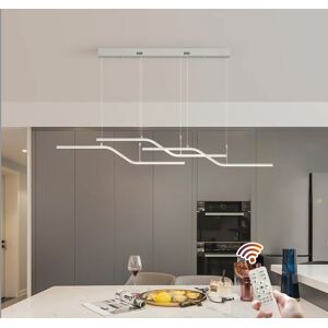 Blue Elephant Lorisa 3-Light Kitchen Island Linear LED Pendant With Remote White 20cm H X 120cm W X 12cm D Blue Elephant Lorisa 3-Light Kitchen Island Linear LED Pendant With Remote White 20cm H X 120cm W X 12cm D