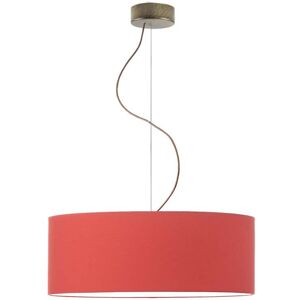 17 Stories Aubryelle 3 - Light Drum Pendant Red/Antique (Old) Gold 120cm H x 50cm W x 50cm D 17 Stories Aubryelle 3 - Light Drum Pendant Red/Antique (Old) Gold 120cm H x 50cm W x 50cm D