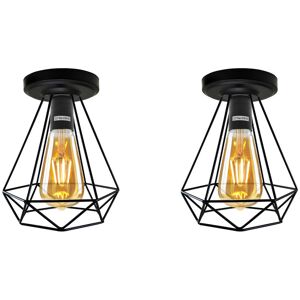 Borough Wharf Baylie Semi Flush Mount Spray Painted 25cm H X 20cm W X 20cm D Borough Wharf Baylie Semi Flush Mount Spray Painted 25cm H X 20cm W X 20cm D