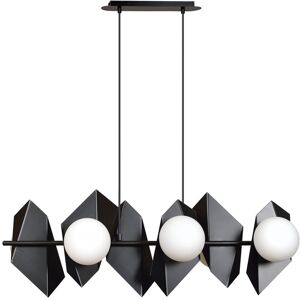 17 Stories Anna-Lisa 6-Light Kitchen Island Geometric Pendant Black 38cm H X 100cm W X 35cm D 17 Stories Anna-Lisa 6-Light Kitchen Island Geometric Pendant Black 38cm H X 100cm W X 35cm D