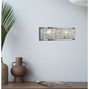 Mercer41 Luxury Crystal Drum Wall Light Gold 38cm Chrome 13cm H X 38cm W X 38cm D Mercer41 Luxury Crystal Drum Wall Light Gold 38cm Chrome 13cm H X 38cm W X 38cm D