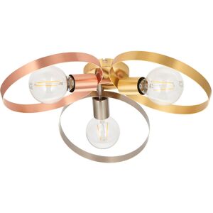 Etta Avenue Maleah 3-Light 55" Semi Flush Mount Copper 12.6cm H X 55cm W X 55cm D Etta Avenue Maleah 3-Light 55" Semi Flush Mount Copper 12.6cm H X 55cm W X 55cm D