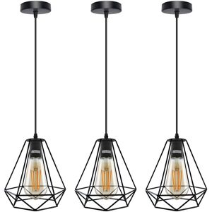 Kumari 1-Light Geometric Pendant – Industrial Cage Ceiling Light in Matte Black by Borough Wharf Black 117.5cm H X 20cm W X 20cm D Kumari 1-Light Geometric Pendant – Industrial Cage Ceiling Light in Matte Black by Borough Wharf Black 117.5cm H X 20cm W X 20cm D
