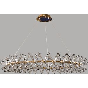 Mercer41 Gowdy 1 - Modern Crystal Dandelion Chandelier – Fireworks Design Chrome Metal Pendant Light, Flush Mount Ceiling Fixture for Living Room, Bedroom, Din Gold 14cm H x 60cm W x 60cm D Mercer41 Gowdy 1 - Modern Crystal Dandelion Chandelier – Fireworks Design Chrome Metal Pendant Light, Flush Mount Ceiling Fixture for Living Room, Bedroom, Din Gold 14cm H x 60cm W x 60cm D