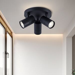 Metro Auralia Ceiling Spotlight Black 11cm H X 21cm W X 21cm D Metro Auralia Ceiling Spotlight Black 11cm H X 21cm W X 21cm D