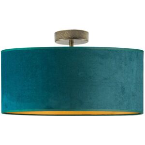 Canora Grey Alyssha 2-Light 40cm Semi Flush Mount Gold/Green/Gold 30cm H X 40cm W X 40cm D Canora Grey Alyssha 2-Light 40cm Semi Flush Mount Gold/Green/Gold 30cm H X 40cm W X 40cm D