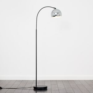 Latitude Run Derosier 150cm Arched Floor Lamp Chrome/Black 152cm H X 44cm W X 50cm D Latitude Run Derosier 150cm Arched Floor Lamp Chrome/Black 152cm H X 44cm W X 50cm D