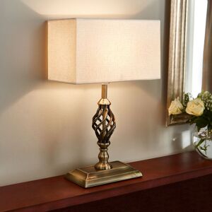 Three Posts Bratton 45Cm Twist Rectangle Antique Brass Table Lamp Antique Brass 45cm H X 30cm W X 15cm D Three Posts Bratton 45Cm Twist Rectangle Antique Brass Table Lamp Antique Brass 45cm H X 30cm W X 15cm D