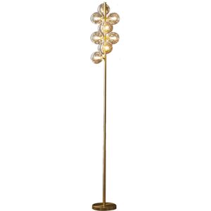 Canora Grey Greiner 169cm Novelty Floor Lamp Satin Gold/Cognac 169cm H X 22.7cm W X 22.7cm D Canora Grey Greiner 169cm Novelty Floor Lamp Satin Gold/Cognac 169cm H X 22.7cm W X 22.7cm D