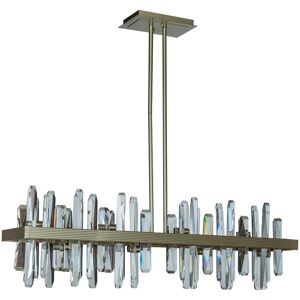 Mercer41 Stratton 8-Light Crystal Chandelier Silver 20cm H X 20cm W X 100cm D Mercer41 Stratton 8-Light Crystal Chandelier Silver 20cm H X 20cm W X 100cm D