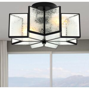 Rio Aireona 2 - Light 41cm Unique/Statement Star Semi Flush Mount Light Black 22.5cm H X 41cm W X 41cm D Rio Aireona 2 - Light 41cm Unique/Statement Star Semi Flush Mount Light Black 22.5cm H X 41cm W X 41cm D