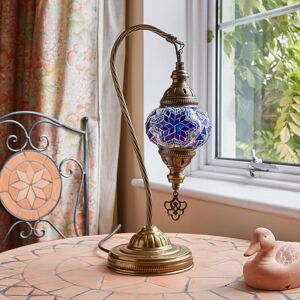 Latitude Vive Karlie 41Cm Bronze Table Lamp Blue 41cm H X 23cm W X 23cm D Latitude Vive Karlie 41Cm Bronze Table Lamp Blue 41cm H X 23cm W X 23cm D