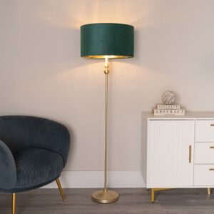 Rosdorf Park Travilah 151cm Traditional Floor Lamp Brushed/Green/Gold 151cm H X 45cm W X 45cm D Rosdorf Park Travilah 151cm Traditional Floor Lamp Brushed/Green/Gold 151cm H X 45cm W X 45cm D