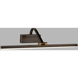 Mercury 1 - Light LED Wall Mounted Picture Light Black Brushed Gold 11cm H x 52cm W x 19cm D Mercury 1 - Light LED Wall Mounted Picture Light Black Brushed Gold 11cm H x 52cm W x 19cm D
