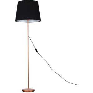 17 Stories Bekbele 158 cm Traditional Floor Lamp Black/Copper 158cm H X 45cm W X 45cm D 17 Stories Bekbele 158 cm Traditional Floor Lamp Black/Copper 158cm H X 45cm W X 45cm D