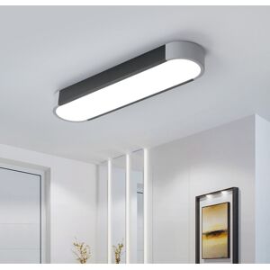 Ivy Bronx Cherron Masek 1 - Light 50cm Simple Rectangle Acrylic LED Flush Mount Black/Gray;Black 4.5cm H X 50cm W X 12.5cm D Ivy Bronx Cherron Masek 1 - Light 50cm Simple Rectangle Acrylic LED Flush Mount Black/Gray;Black 4.5cm H X 50cm W X 12.5cm D