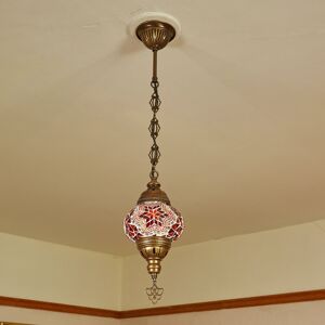 Latitude Vive Karlie 1-Light Globe Pendant Red/Orange 90cm H X 22cm W X 22cm D Latitude Vive Karlie 1-Light Globe Pendant Red/Orange 90cm H X 22cm W X 22cm D