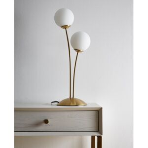 Canora Grey Mabel Satin Brass Table Lamp Satin Brass 48cm H X 15cm W X 19cm D Canora Grey Mabel Satin Brass Table Lamp Satin Brass 48cm H X 15cm W X 19cm D