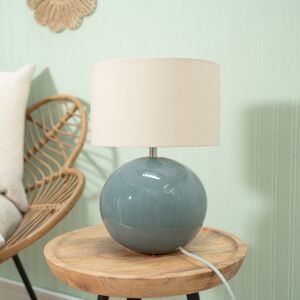 Isabelle & Max Motes 35cm Table Lamp Natural/Green 36.5cm H Isabelle & Max Motes 35cm Table Lamp Natural/Green 36.5cm H