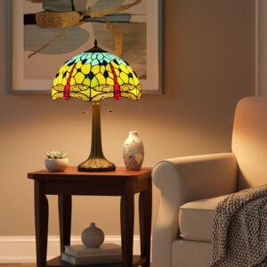 Astoria Grand Tiffany Dragonfly Table Lamp Brown 58cm H x 30cm W x 30cm D Astoria Grand Tiffany Dragonfly Table Lamp Brown 58cm H x 30cm W x 30cm D
