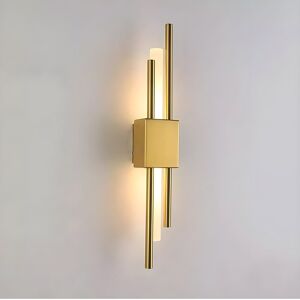Ivy Bronx Wall Sconce Lights Modern Industrial Wall Lamp Mount Lightning Fixture Decorative/ Led Linear Tube Gold 50cm H X 8cm W X 5cm D Ivy Bronx Wall Sconce Lights Modern Industrial Wall Lamp Mount Lightning Fixture Decorative/ Led Linear Tube Gold 50cm H X 8cm W X 5cm D