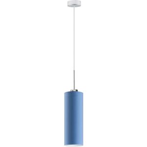 17 Stories Avaia 1 - Light Single Cylinder Pendant Blue/Chrome 35cm H X 15cm W X 15cm D 17 Stories Avaia 1 - Light Single Cylinder Pendant Blue/Chrome 35cm H X 15cm W X 15cm D