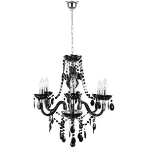 Mercer41 Puckett 6-Light Candle Style Chandelier Black 119cm H X 56cm W X 56cm D Mercer41 Puckett 6-Light Candle Style Chandelier Black 119cm H X 56cm W X 56cm D