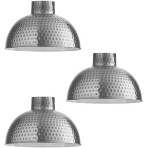 Metro Aryansh 26cm Metal Bowl Pendant Shade Satin Nikel 16.5cm H X 26cm W X 26cm D Metro Aryansh 26cm Metal Bowl Pendant Shade Satin Nikel 16.5cm H X 26cm W X 26cm D