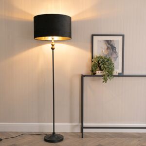 Rosdorf Park Travilah 151cm Traditional Floor Lamp Matte/Black/Gold 151cm H X 45cm W X 45cm D Rosdorf Park Travilah 151cm Traditional Floor Lamp Matte/Black/Gold 151cm H X 45cm W X 45cm D