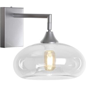 George Oliver Bonifacio 1-Light Sconce Silver/Clear 30cm H X 10cm W X 24cm D George Oliver Bonifacio 1-Light Sconce Silver/Clear 30cm H X 10cm W X 24cm D