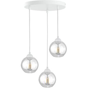 Breakwater Bay Groveson 3 - Light Kitchen Island Pendant White 20cm H X 30cm W Breakwater Bay Groveson 3 - Light Kitchen Island Pendant White 20cm H X 30cm W