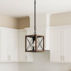 Borough Wharf Altie 1 - Light Walnut Single Pendant Walnut 27.94cm H X 20cm W X 20cm D Borough Wharf Altie 1 - Light Walnut Single Pendant Walnut 27.94cm H X 20cm W X 20cm D