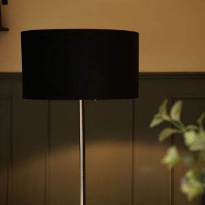 17 Stories Pearletta Floor Lamp Chrome/Black 130cm H 17 Stories Pearletta Floor Lamp Chrome/Black 130cm H