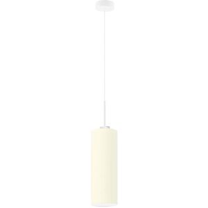17 Stories Avaia 1 - Light Single Cylinder Pendant White/Ecru 35cm H X 15cm W X 15cm D 17 Stories Avaia 1 - Light Single Cylinder Pendant White/Ecru 35cm H X 15cm W X 15cm D