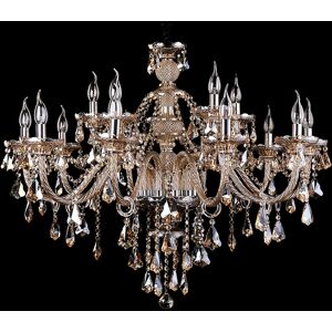 Mercer41 Alessio Crystal Chandelier Chrome 90cm H x 86cm W x 60cm D Mercer41 Alessio Crystal Chandelier Chrome 90cm H x 86cm W x 60cm D
