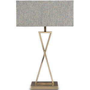 Metro Avory 64cm Rectangle Metal Narrow Table Lamp Antique/Blue 64cm H X 40cm W X 17cm D Metro Avory 64cm Rectangle Metal Narrow Table Lamp Antique/Blue 64cm H X 40cm W X 17cm D
