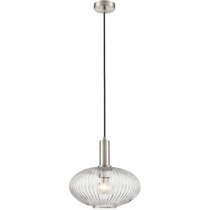 Fairmont Park Pendant satin nickel with smoked glass Satin Nickel/White 17.6cm H x 12cm W x 12cm D Fairmont Park Pendant satin nickel with smoked glass Satin Nickel/White 17.6cm H x 12cm W x 12cm D