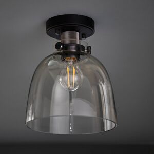 Borough Wharf Waddell 1-Light 21cm Flush Mount Black;Black 19cm H X 21cm W X 21cm D Borough Wharf Waddell 1-Light 21cm Flush Mount Black;Black 19cm H X 21cm W X 21cm D