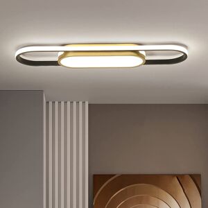 Ivy Bronx Muscato 1-Light 70cm LED Flush Mount Gold 5cm H X 70cm W X 16cm D Ivy Bronx Muscato 1-Light 70cm LED Flush Mount Gold 5cm H X 70cm W X 16cm D