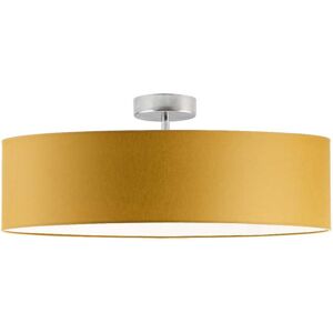 17 Stories Audriona 1-Light Semi Flush Mount Brushed Steel/Mustard 30cm H x 50cm W x 50cm D 17 Stories Audriona 1-Light Semi Flush Mount Brushed Steel/Mustard 30cm H x 50cm W x 50cm D