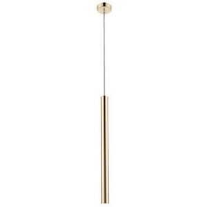 Canora Grey Kuhlmann 1 - Light Cylinder LED Pendant Golden 3cm W X 3cm D Canora Grey Kuhlmann 1 - Light Cylinder LED Pendant Golden 3cm W X 3cm D