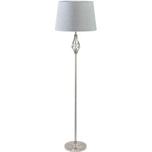 Rosalind Wheeler Backus 165cm Traditional Twist Floor Lamp Silver/Grey 165cm H X 45cm W X 45cm D Rosalind Wheeler Backus 165cm Traditional Twist Floor Lamp Silver/Grey 165cm H X 45cm W X 45cm D