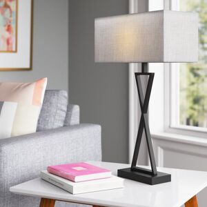 Wade Logan Harton 64Cm Black Rectangle Deco Style Table Lamp Black 64cm H X 40cm W X 17cm D Wade Logan Harton 64Cm Black Rectangle Deco Style Table Lamp Black 64cm H X 40cm W X 17cm D