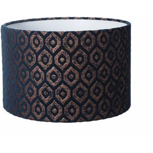 Canora Grey 25cm H x 40 '' W Velvet Drum Lamp Shade (Screw On) Indigo 63.5cm H X 101.6cm W X 101.6cm D Canora Grey 25cm H x 40 '' W Velvet Drum Lamp Shade (Screw On) Indigo 63.5cm H X 101.6cm W X 101.6cm D