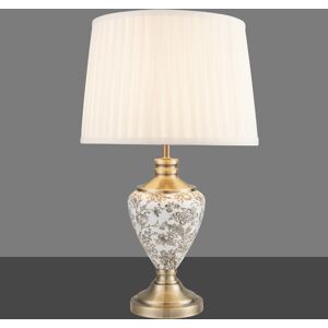 Mercer41 Bostrom 57cm Classic Toile de Jouy Vintage Style Table Lamp Ivory/Cream 58cm H X 36cm W X 36cm D Mercer41 Bostrom 57cm Classic Toile de Jouy Vintage Style Table Lamp Ivory/Cream 58cm H X 36cm W X 36cm D