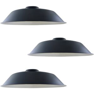 Borough Wharf 3 Pack Orange Retro Vintage Lampshade Easy Fit E27/B22 Base Industrial Pendant Metal 36Cm Lamp Light Shades For Bedroom,Living Room,Kitchen Any Indoor Black 10cm H X 36cm W X 36cm D Borough Wharf 3 Pack Orange Retro Vintage Lampshade Easy Fit E27/B22 Base Industrial Pendant Metal 36Cm Lamp Light Shades For Bedroom,Living Room,Kitchen Any Indoor Black 10cm H X 36cm W X 36cm D