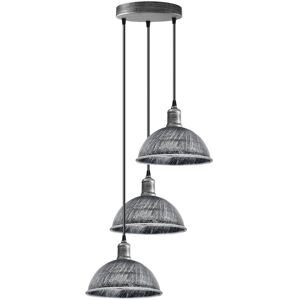 Borough Wharf 3 - Light Pendant Brushed Silver 113.5cm H X 41cm W X 41cm D Borough Wharf 3 - Light Pendant Brushed Silver 113.5cm H X 41cm W X 41cm D